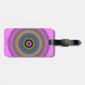 Kreis Gepäckanhänger (Rückseite horizontal)