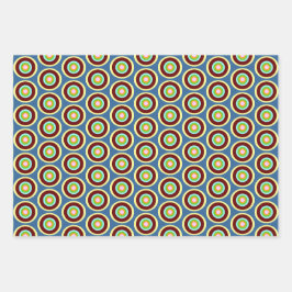 Kreis Geschenkpapier Set