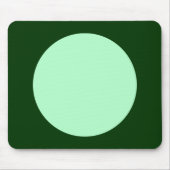 Kreis - Ghost grün und dk grün Mousepad (Vorne)