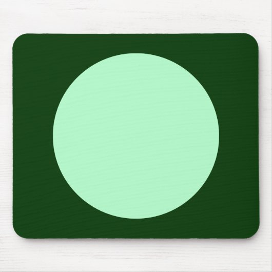 Kreis - Ghost grün und dk grün Mousepad (Vorne)