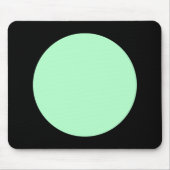 Kreis - Ghost grün und schwarz Mousepad (Vorne)