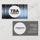 Kreis - Glas Visitenkarte (Vorne/Hinten)