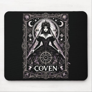Kreis gotische Hexe Junggesellinnenabschied heidni Mousepad