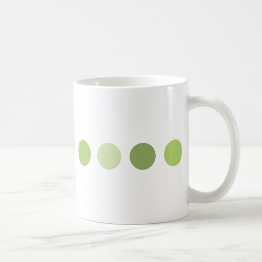 Kreis-grün Kaffeetasse (Rechts)