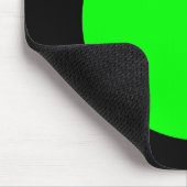Kreis - grün und schwarz mousepad (Ecke)