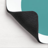 Kreis - grün und weiß mousepad (Ecke)