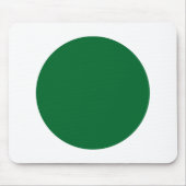 Kreis - grün und weiß mousepad (Vorne)