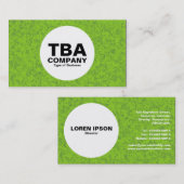 Kreis - Grünes Mineral 02 Visitenkarte (Vorne/Hinten)