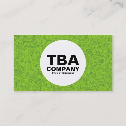 Kreis - Grünes Mineral 02 Visitenkarte (Vorderseite)