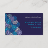 Kreis-Gruppen-Visitenkarte Visitenkarte (Rückseite)