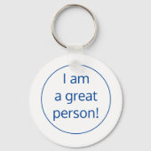 Kreis & Herz: Selbstbejahend Schlüsselanhänger (Rückseite)