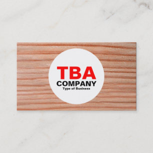 Kreis - Holz 01 Visitenkarte