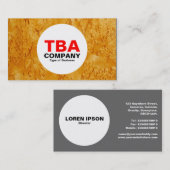 Kreis - Holz 03 Visitenkarte (Vorne/Hinten)