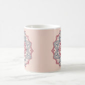 Kreis in Mosaik. Mandala Kaffeetasse (Mittel)