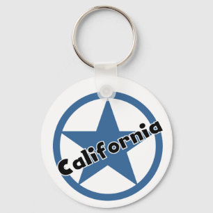Kreis Kalifornien Schlüsselanhänger