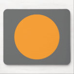 Kreis - Licht Orange mit Grau Mousepad<br><div class="desc">Ein Mauspad mit einem Kreis- oder Spotmotiv in zwei Tönen oder Farben. Ein schönes,  einfaches,  unkompliziertes Design an sich oder ideal als Ausgangspunkt für weitere Anpassungen.</div>