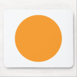 Kreis - Licht Orange mit Weiß Mousepad<br><div class="desc">Ein Mauspad mit einem Kreis- oder Spotmotiv in zwei Tönen oder Farben. Ein schönes,  einfaches,  unkompliziertes Design an sich oder ideal als Ausgangspunkt für weitere Anpassungen.</div>