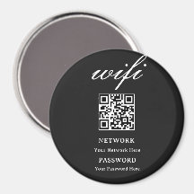 Kreis Magnet | Moderne Wifi-Passwort-Netzwerk