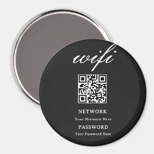 Kreis Magnet Moderne Wifi-Passwort-Netzwerk