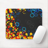 Kreis-Manie Mousepad (Mit Mouse)