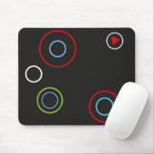 Kreis-Mauspad Mousepad (Mit Mouse)