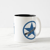 Kreis Mississippi Zweifarbige Tasse (VorderseiteRechts)