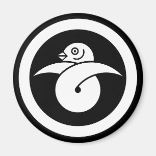 Kreis mit gebundener Gans Magnet