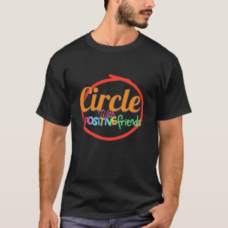 Kreis mit positiven Freunden T-Shirt