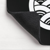 Kreis mit Seigaiha Mousepad (Ecke)