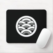 Kreis mit Seigaiha Mousepad (Mit Mouse)
