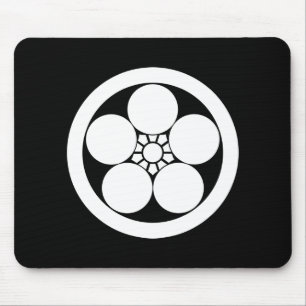 Kreis mit Ume-Scheibe Mousepad