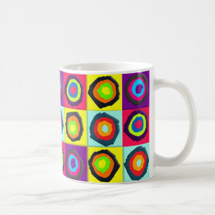 Kreis-Muster elastisches Haarband Kaffeetasse