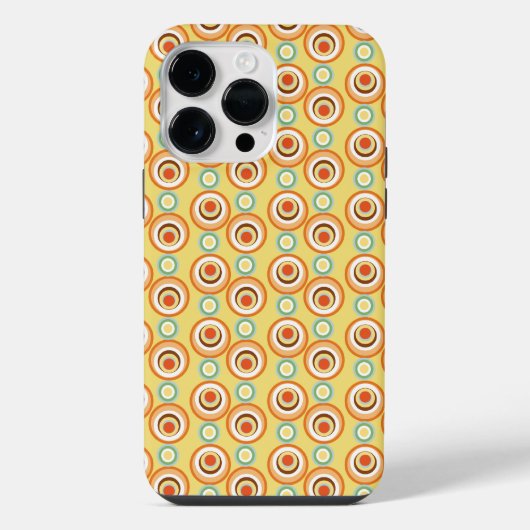 Kreis Muster iPhone Hülle (Rückseite)
