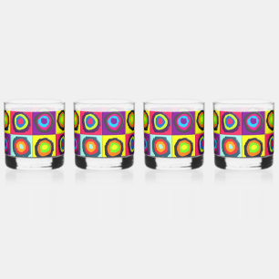 Kreis-Muster Whiskyglas