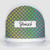 Kreis neun von Kenneth Yoncich Schneekugeln (Vorderseite)