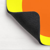 Kreis - orange und gelb mousepad (Ecke)