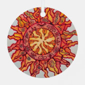 Kreis Ornament aus Metall (Rückseite)