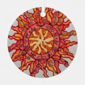 Kreis Ornament aus Metall (Vorderseite)