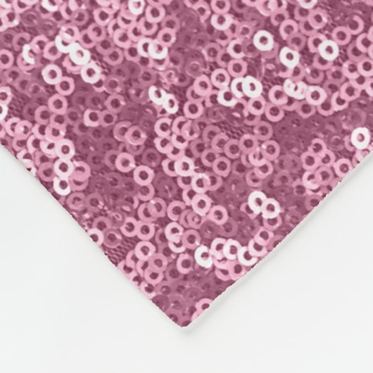 Kreis-Paillette-Schein-glänzender Schimmer Fleecedecke (Ecke)