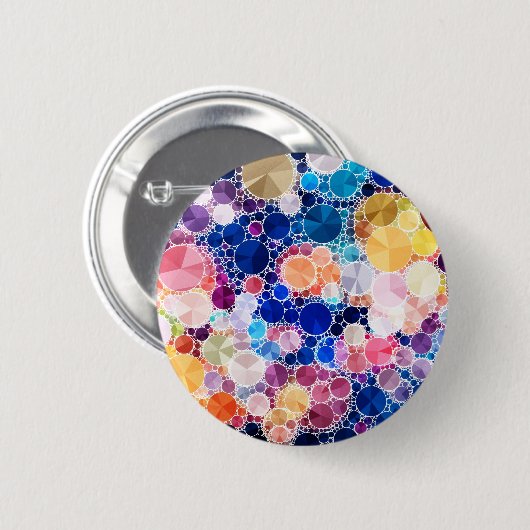 Kreis-Party Button (Vorne & Hinten)