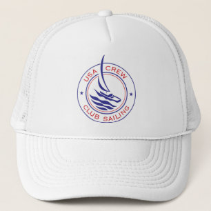 Kreis Patch_USA Crew-Verein-Segelnhut Truckerkappe