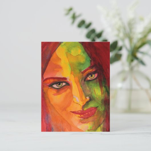 Kreis Postkarte (Stehend Vorderseite)