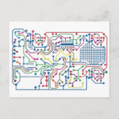 Kreis Postkarte (Vorderseite)