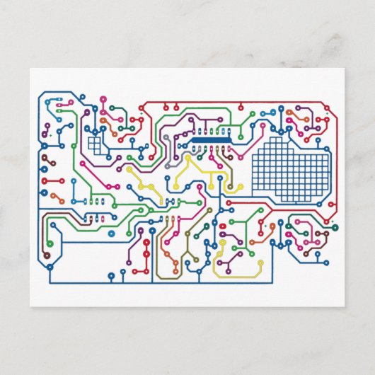 Kreis Postkarte (Vorderseite)