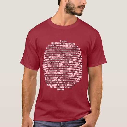 Kreis PU nummeriert T-Shirt (Vorderseite)