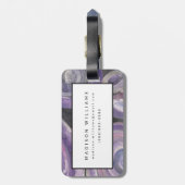 Kreis-Regen Gepäckanhänger (Rückseite vertikal)