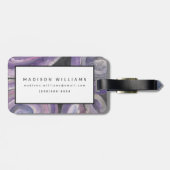 Kreis-Regen Gepäckanhänger (Rückseite horizontal)