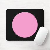 Kreis - rosa und schwarz mousepad (Mit Mouse)
