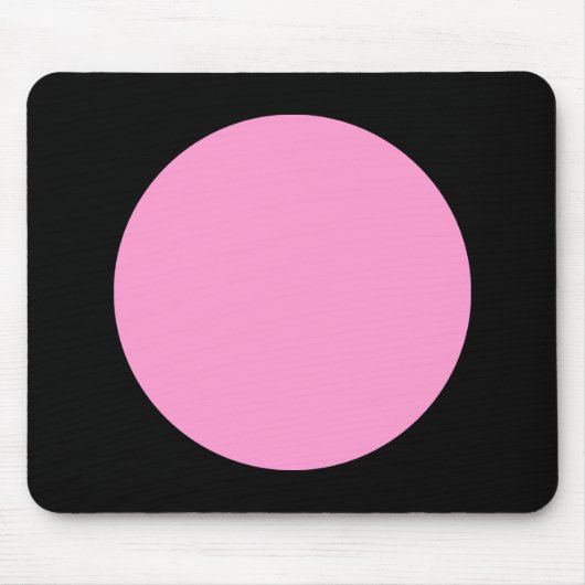 Kreis - rosa und schwarz mousepad (Vorne)