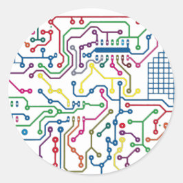 Kreis Runder Aufkleber